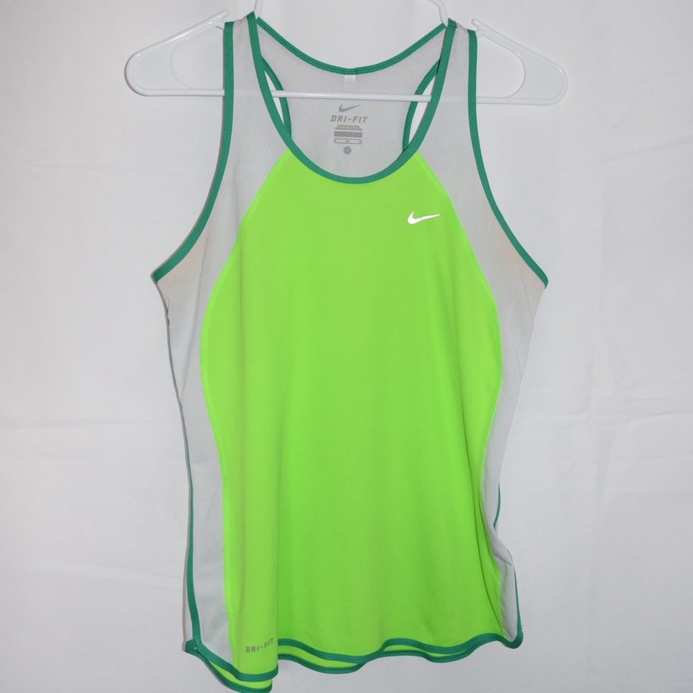 Nike Lime Green Dry Fit Tank